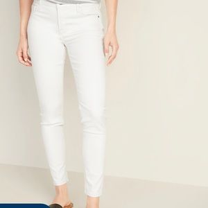 Old Navy super skinny white jeans